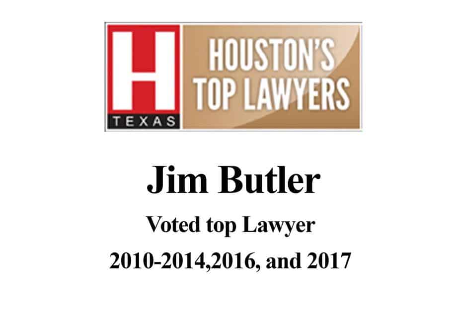 Houstonia Top Lawyers In Houston - Jim Butler - The Houston DWI Lawyer - Top DWI Lawyer In Houston